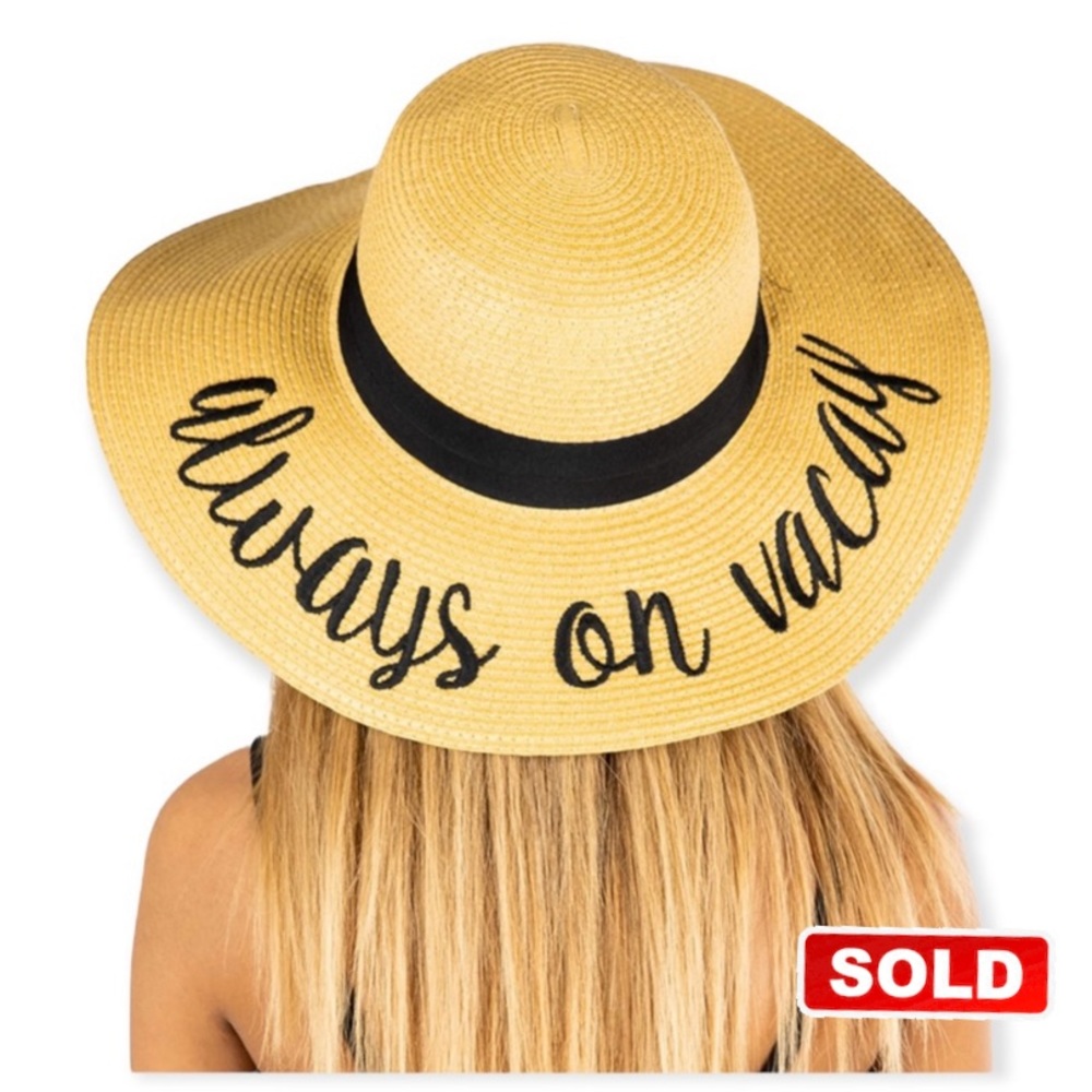 Always on Vacay Floppy Hat